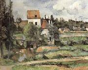 Paul Cezanne Le Moulin sur la Couleuvre a Pontoise oil painting on canvas